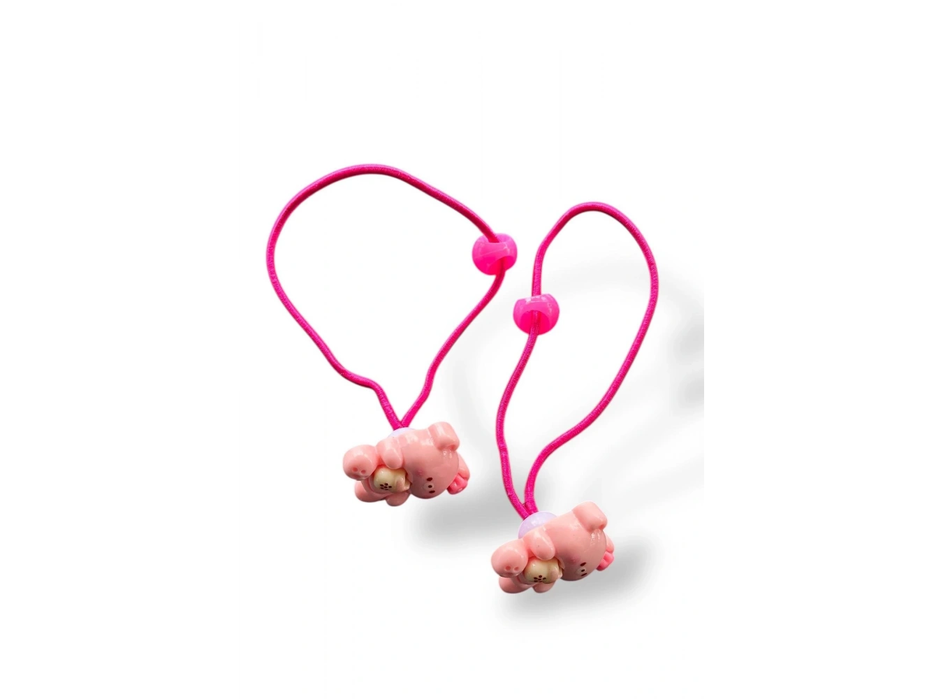 20li Karışık Renk Hayvan Figürlü Lastik Toka Set