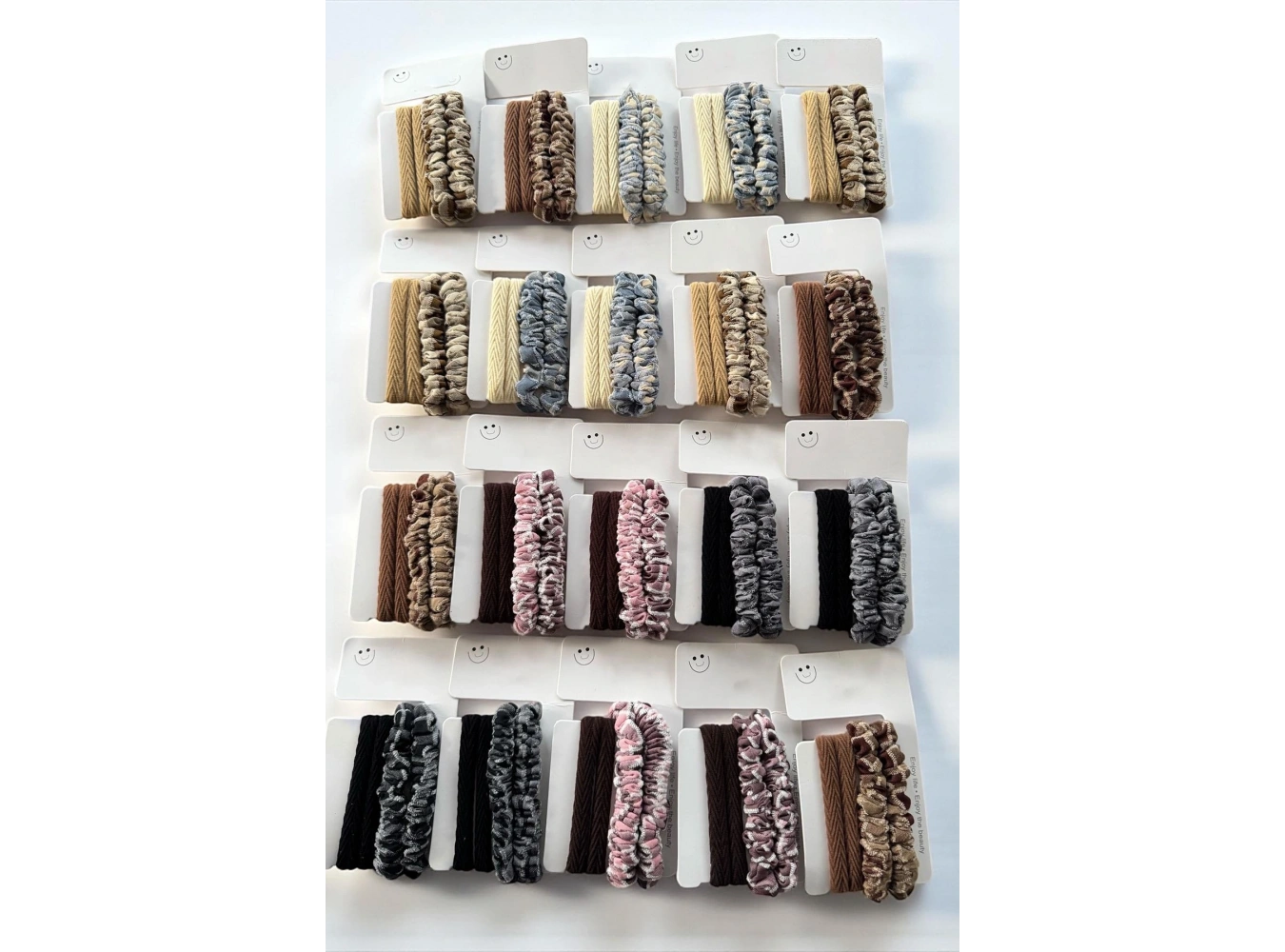 20li Karışık Renk Lastik Toka Set