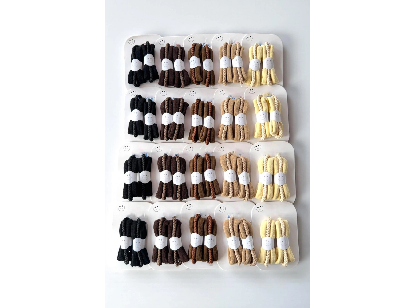 20li Karışık Renk Lastik Toka Set