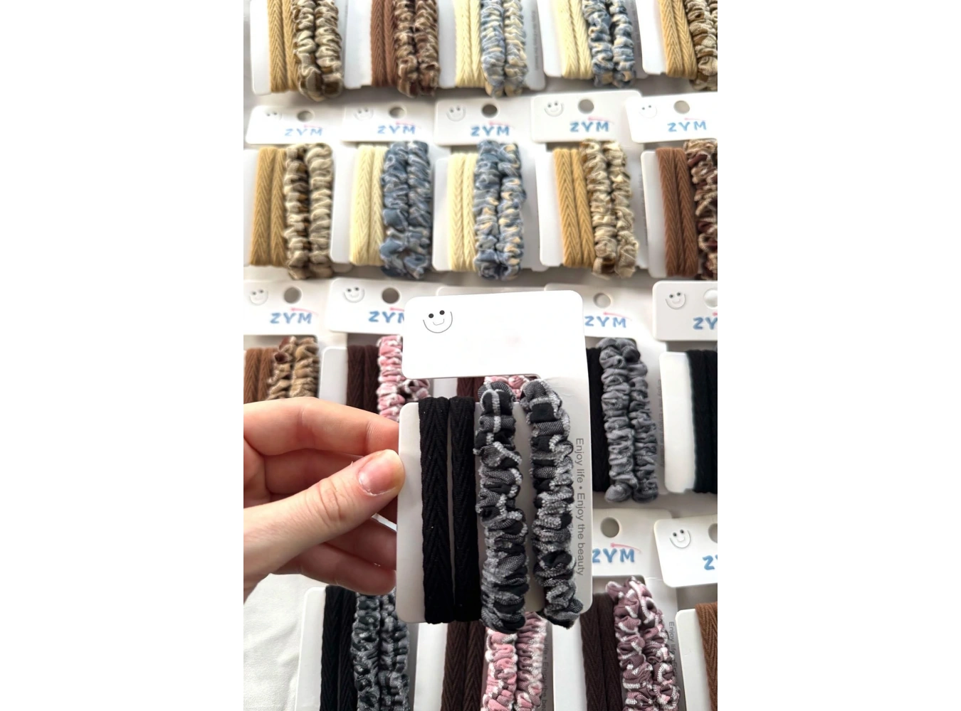 20li Karışık Renk Lastik Toka Set