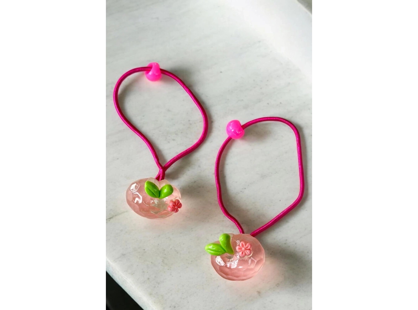 20li Karışık Renk Meyve Figürlü Lastik Toka Set