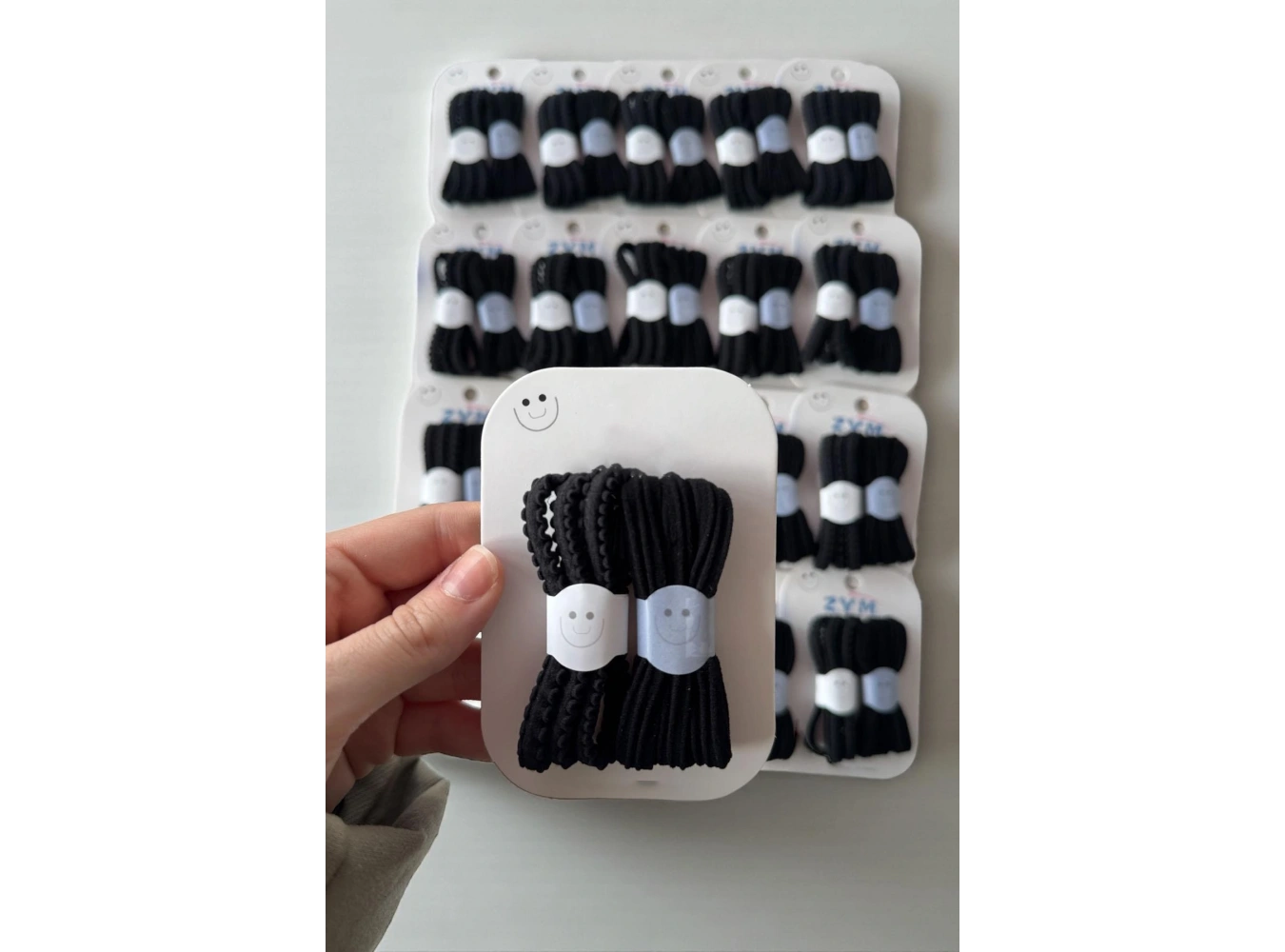 20li Siyah Renk Lastik Toka Set