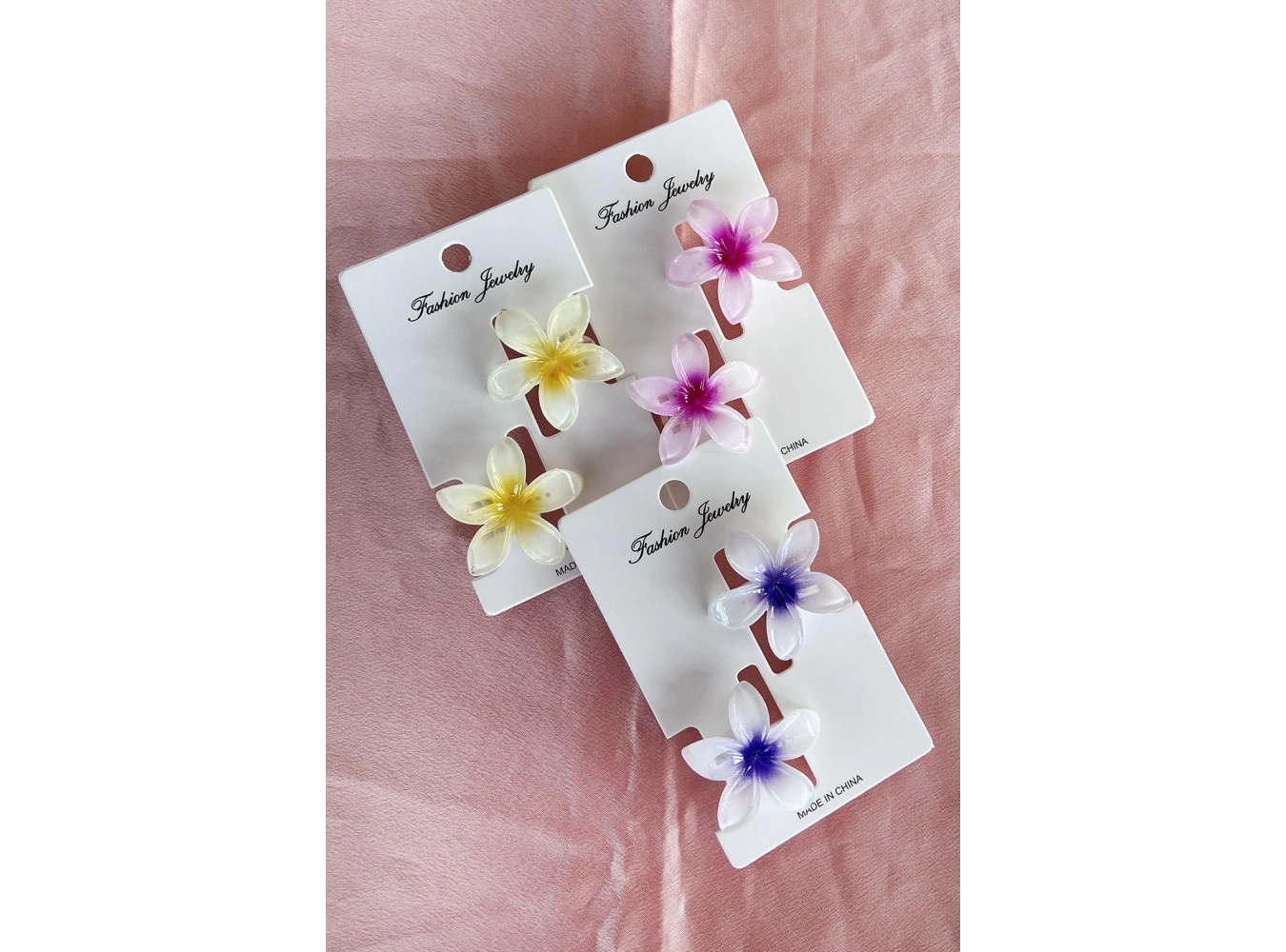 24lü Karışık Renk Pens Lotus Toka Set