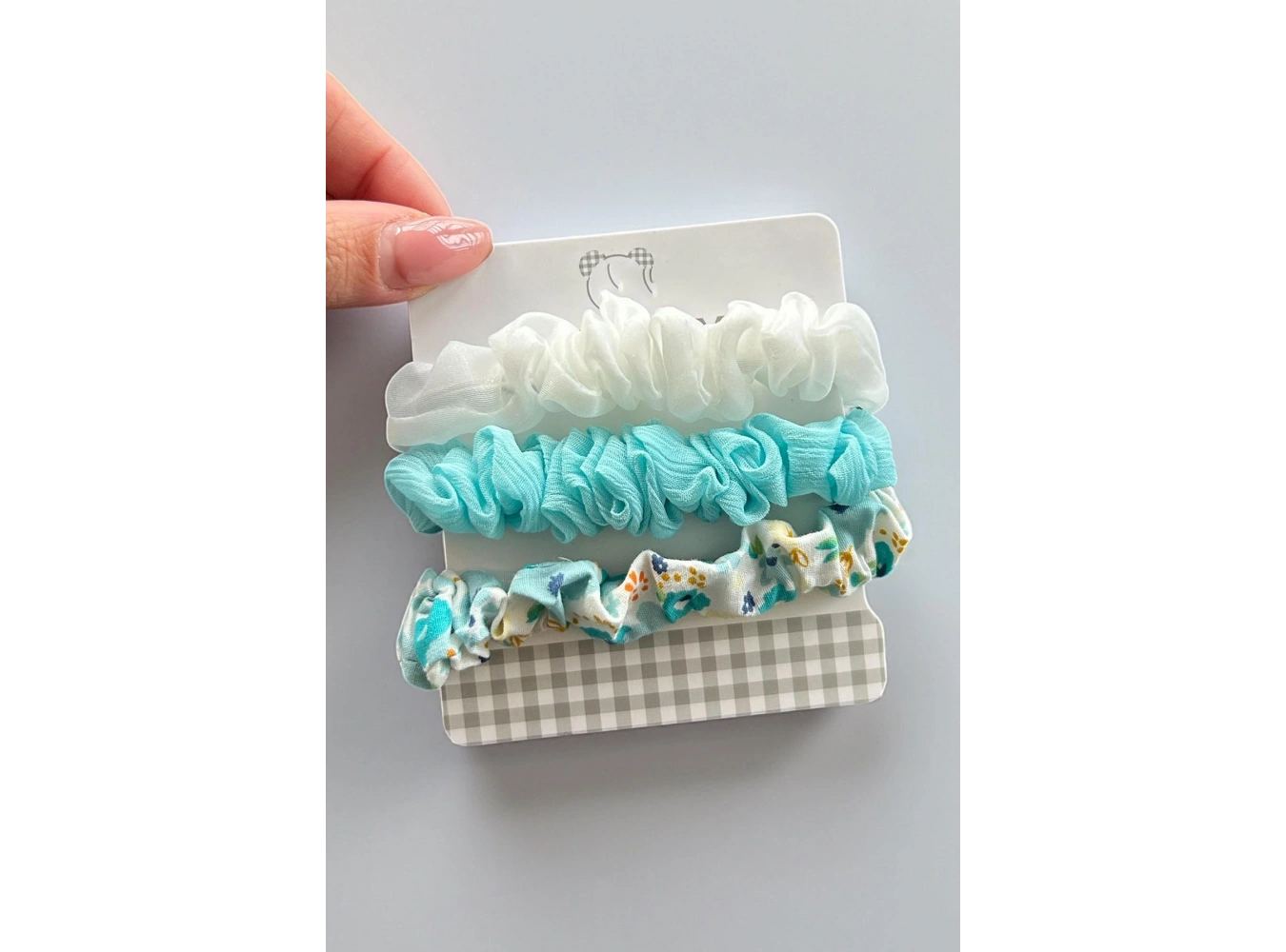 3lü Karışık Renk Lastik Toka Set