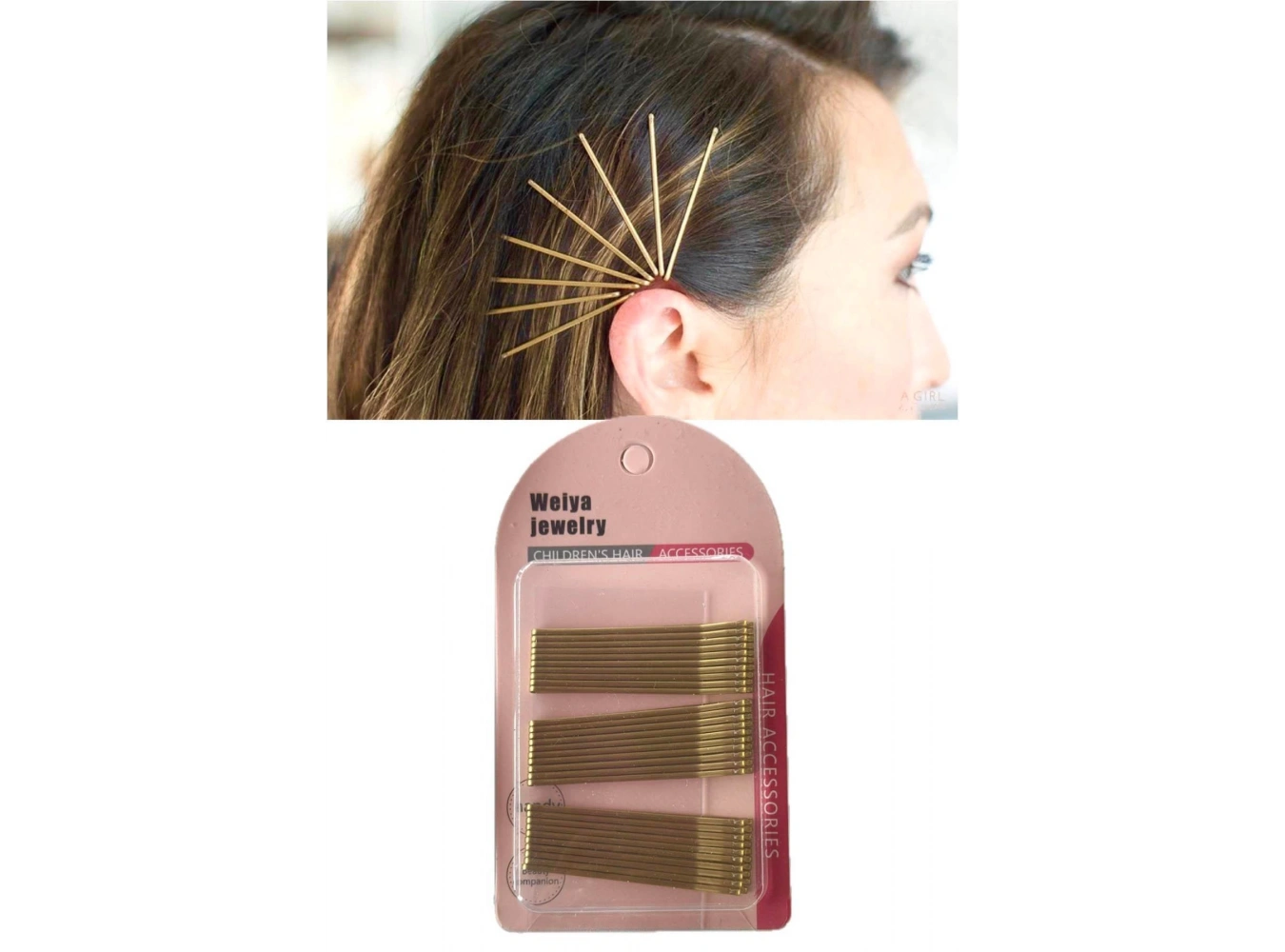 30lu Altın Renk Tel Toka