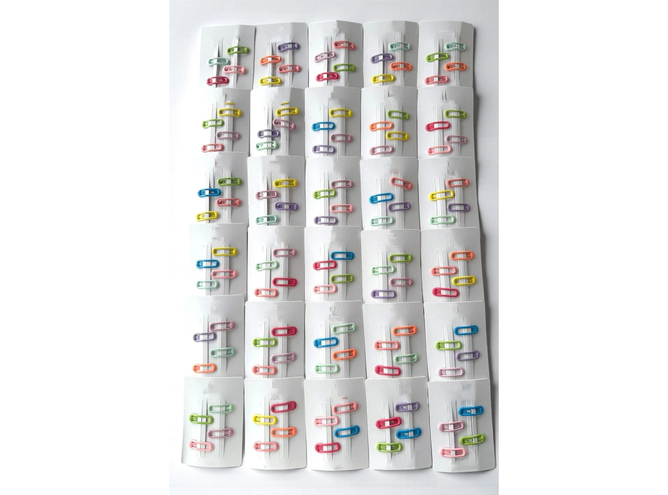 30lu Karışık Renk Yan Toka Set