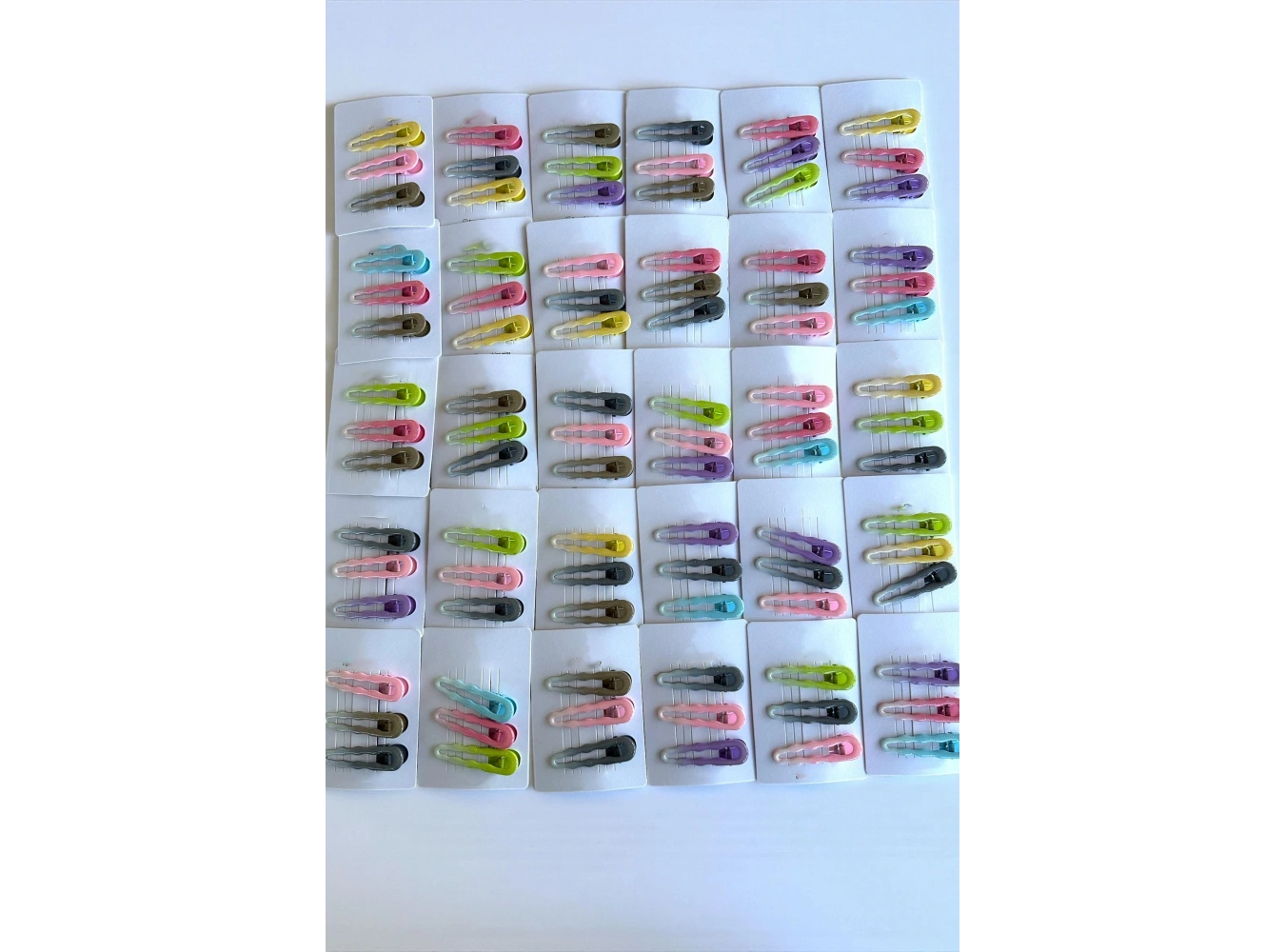 30lu Karışık Renk Yan Toka Set