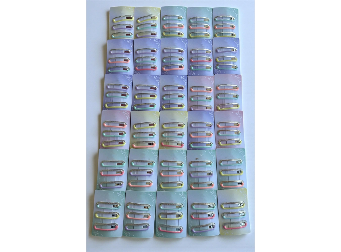 30lu Karışık Renk Yan Toka Set