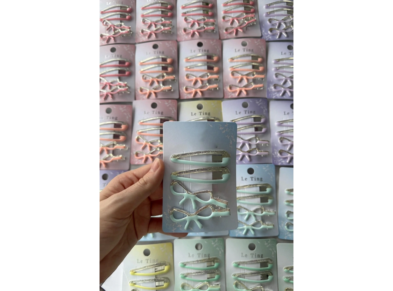 30lu Karışık Renk Yan Toka Set