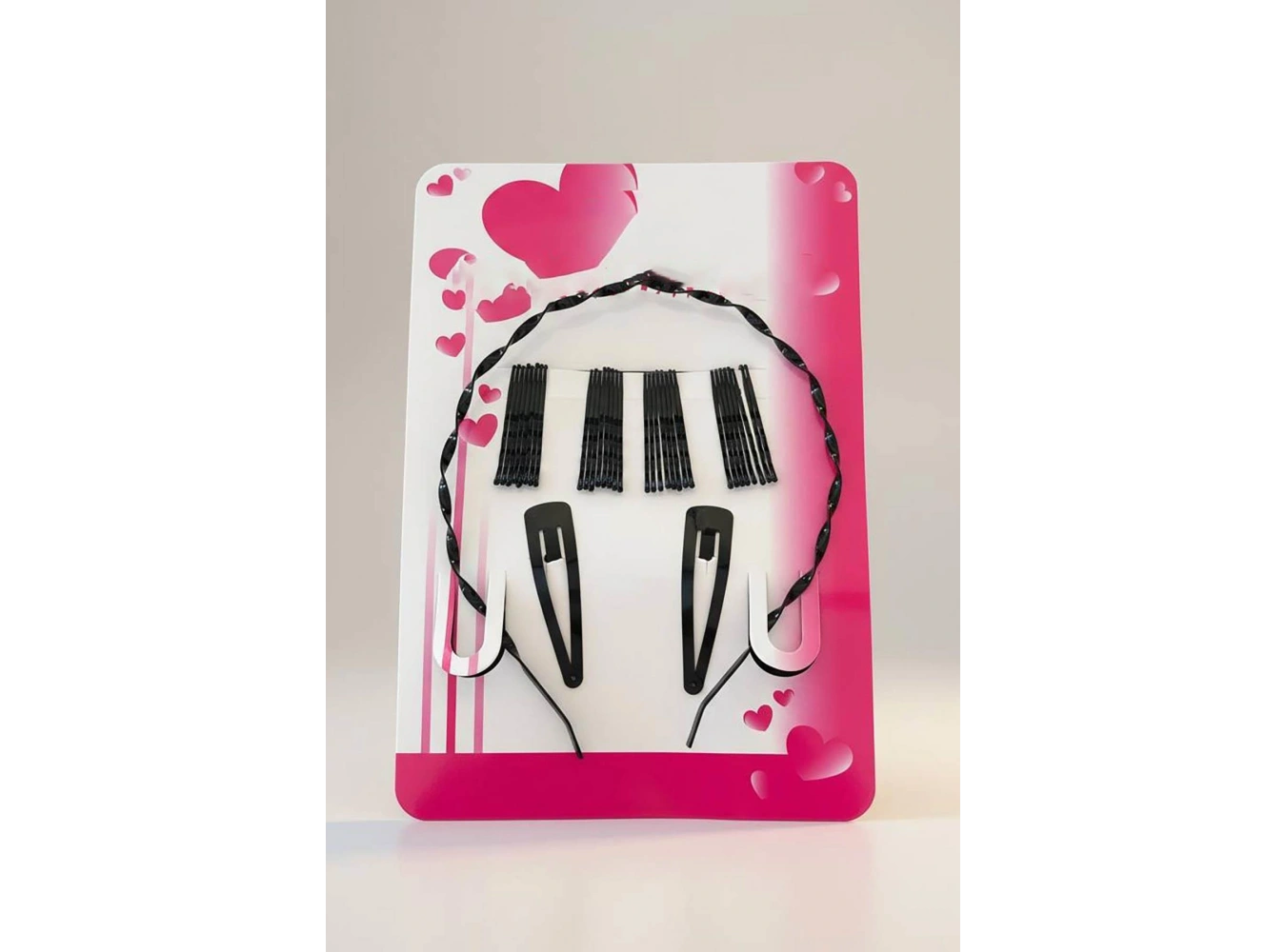 32li Siyah Renk Tel Toka/Taç/Yan Toka Set