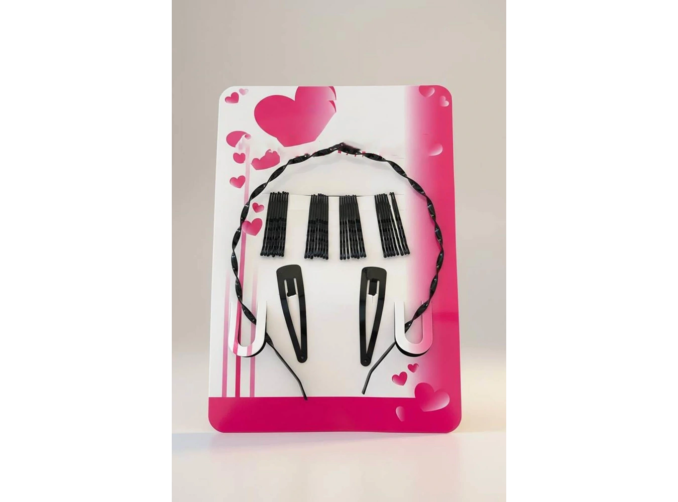 32li Siyah Renk Tel Toka/Taç/Yan Toka Set