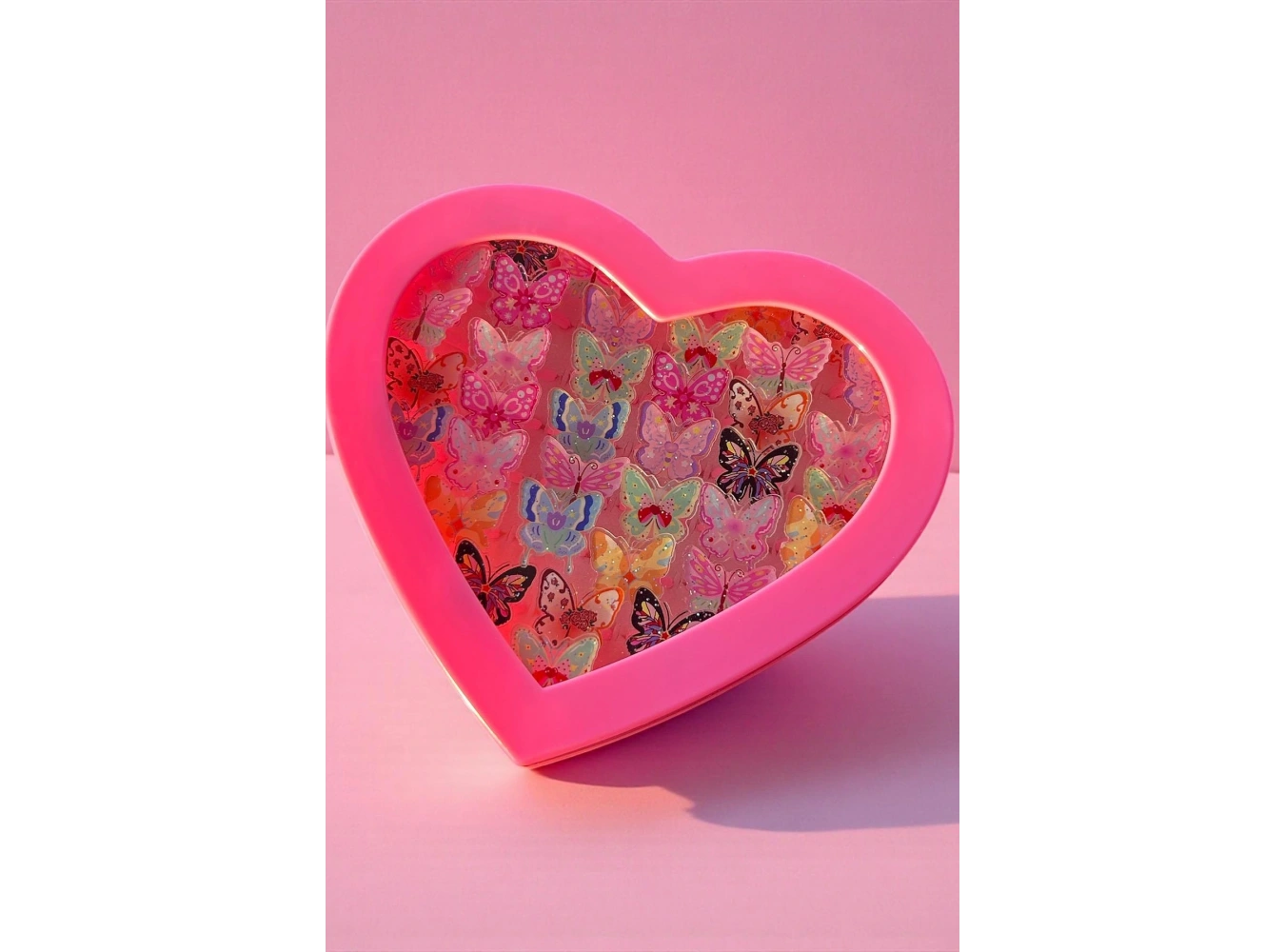 36lı Karışık Renk Kelebek Figürlü Çocuk Yüzük Set