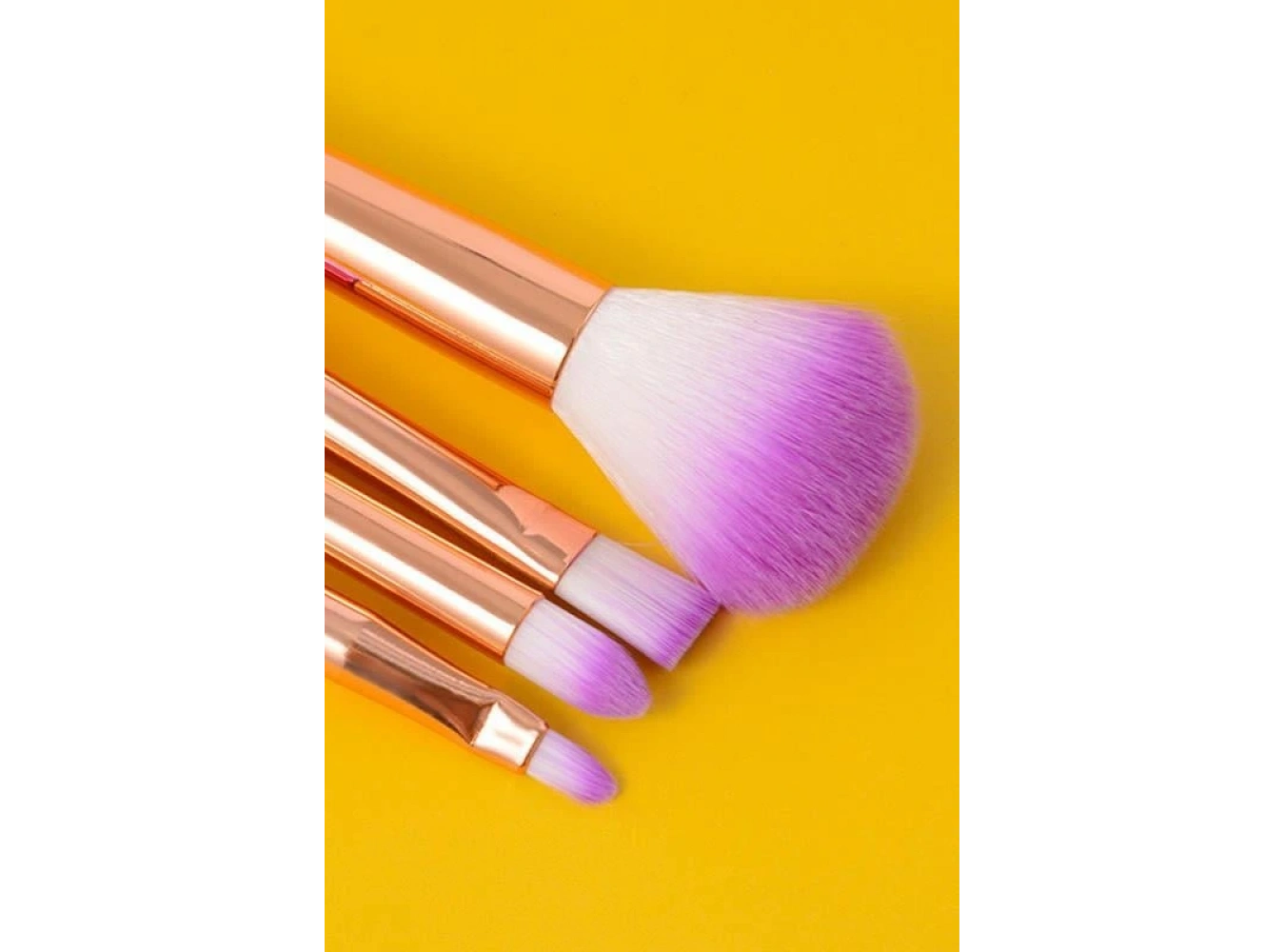 4lü Karışık Renk Balık Kuyruğu Figürlü Makyaj Fırçası Set