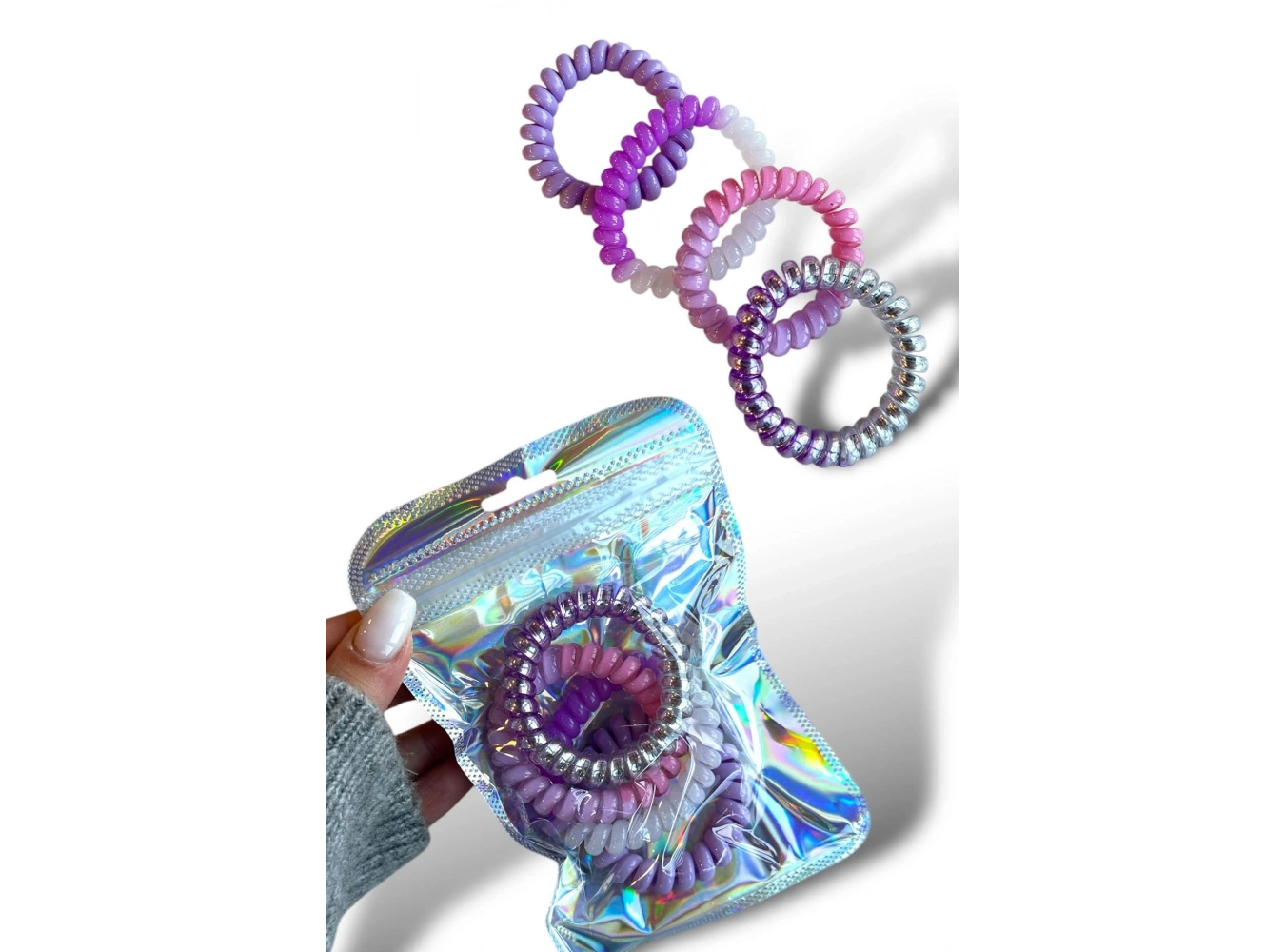 4lü Karışık Renk Helezon Toka