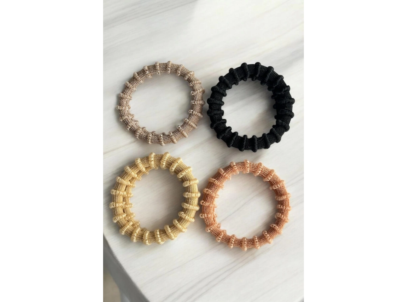 4lü Karışık Renk Lastik Toka