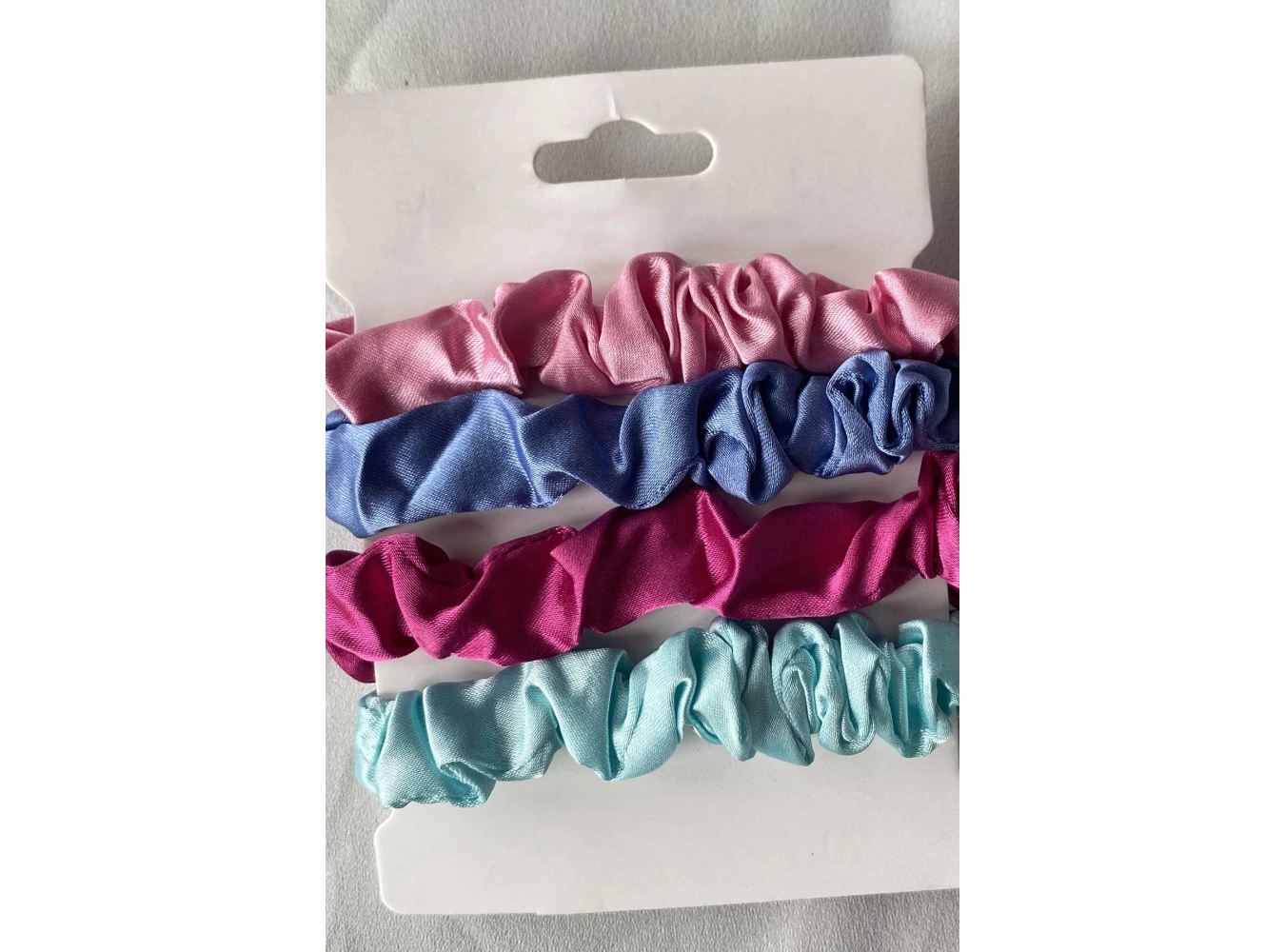 4lu Karışık Renk Saten Simit Toka