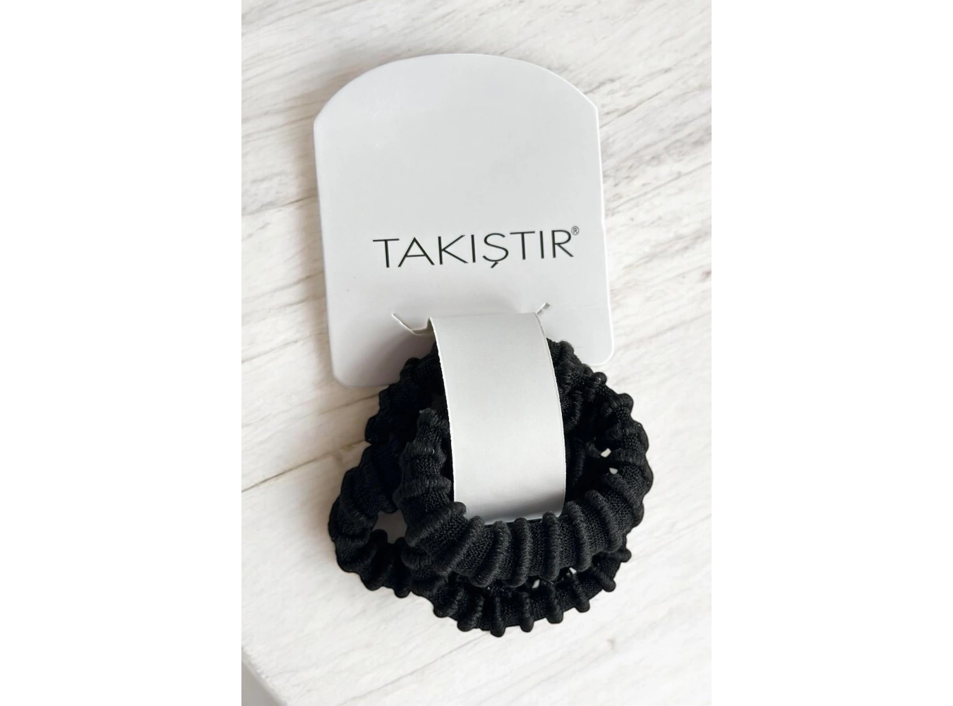 4lü Siyah Renk Lastik Toka