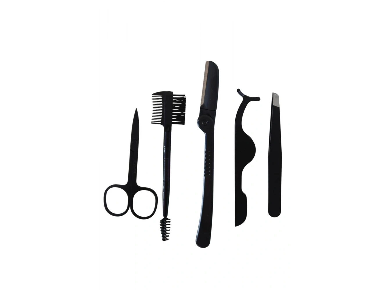 5li Siyah Renk Kaş Bakım Seti