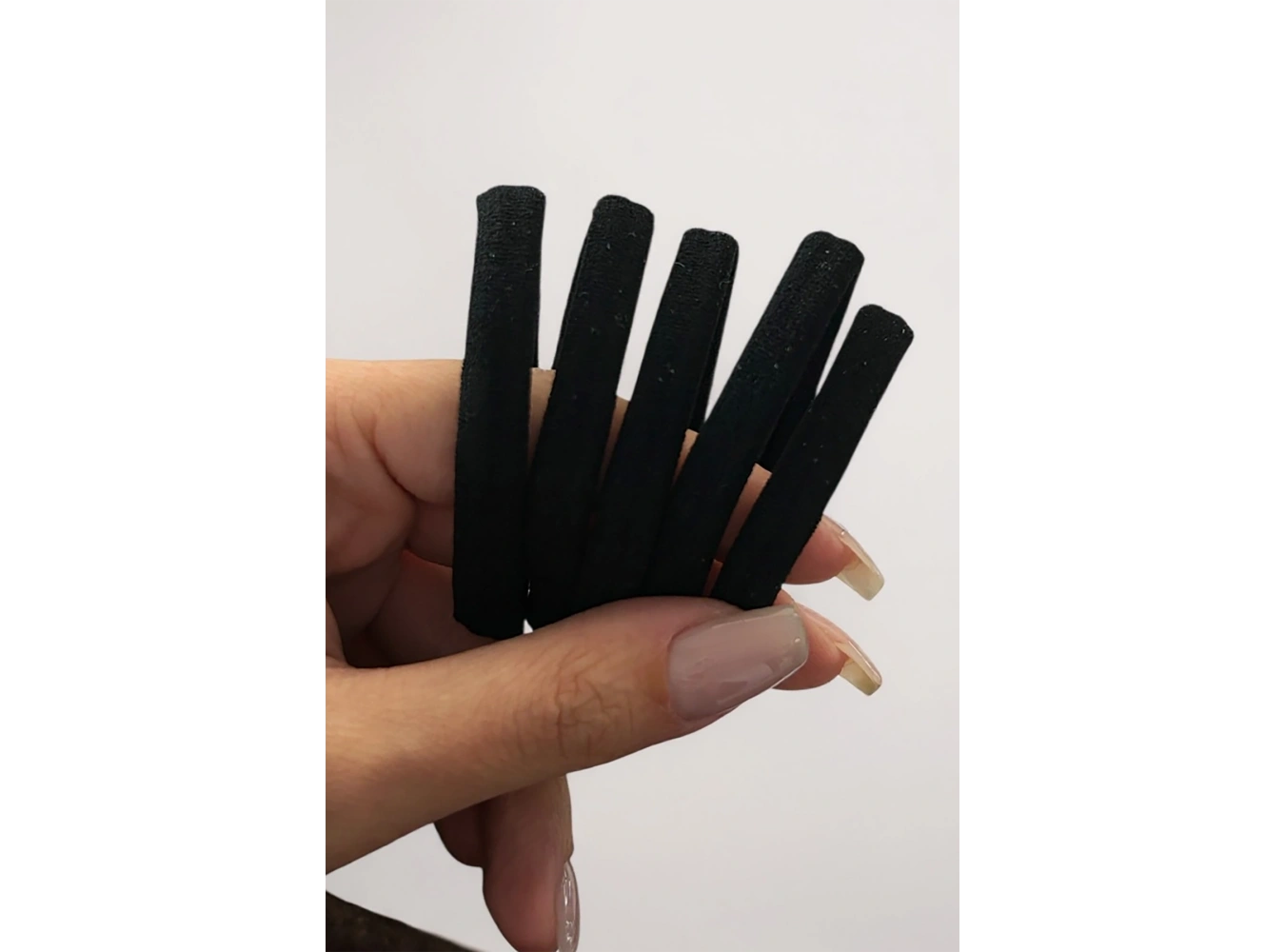 5li Siyah Renk Lastik Toka