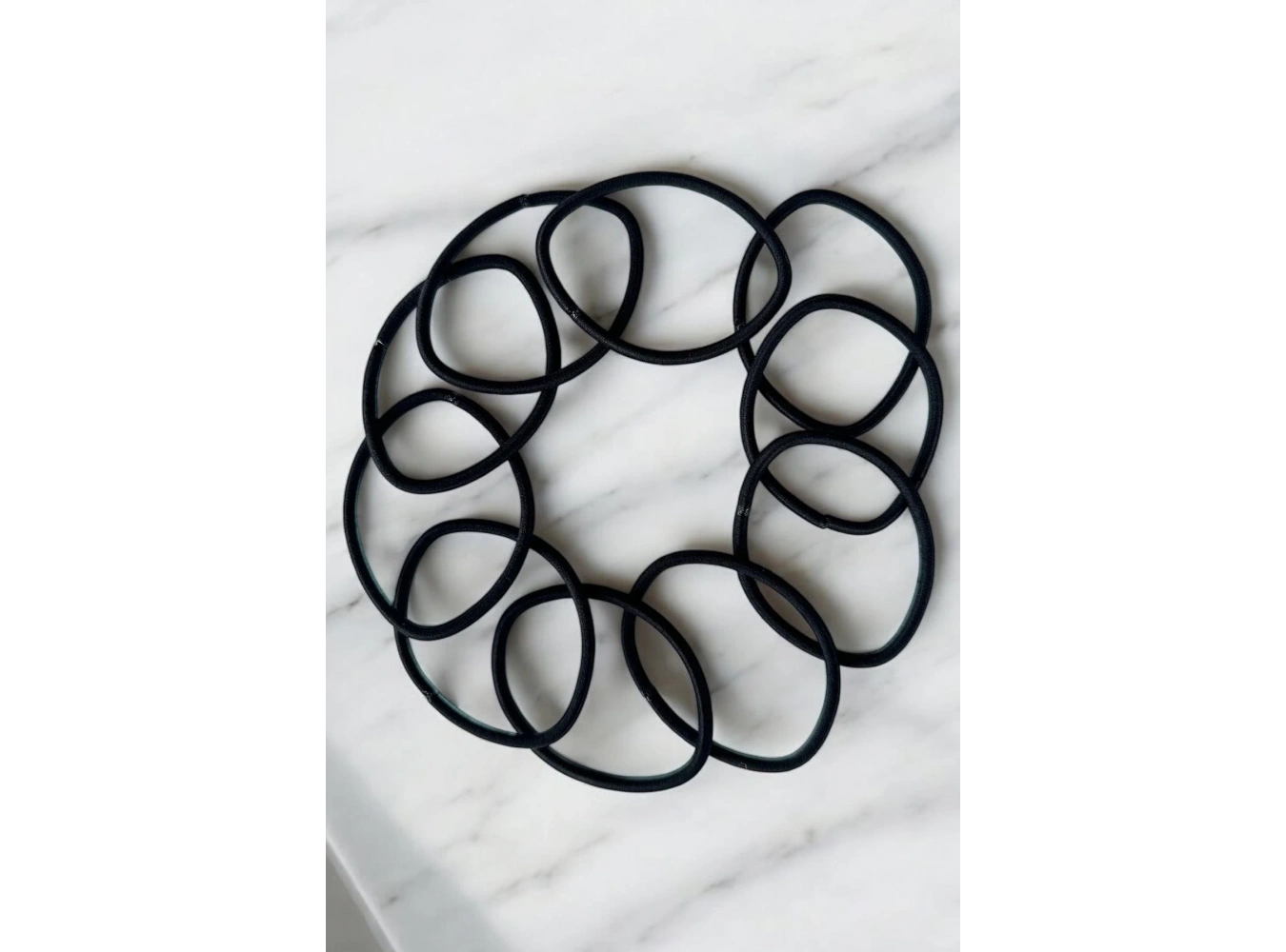 5li Siyah Renk Lastik Toka Set