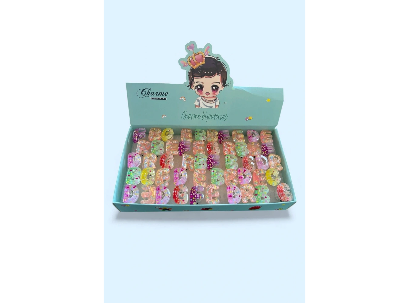 50 Adet Karışık Figürlü Işıklı Yüzük Set