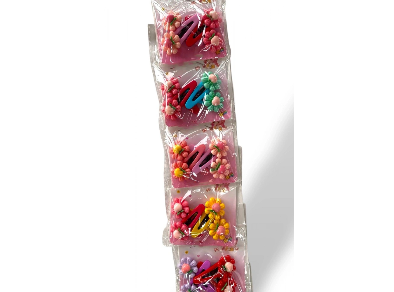 6lı Karışık Renk Karışık Figürlü Yan Toka Set