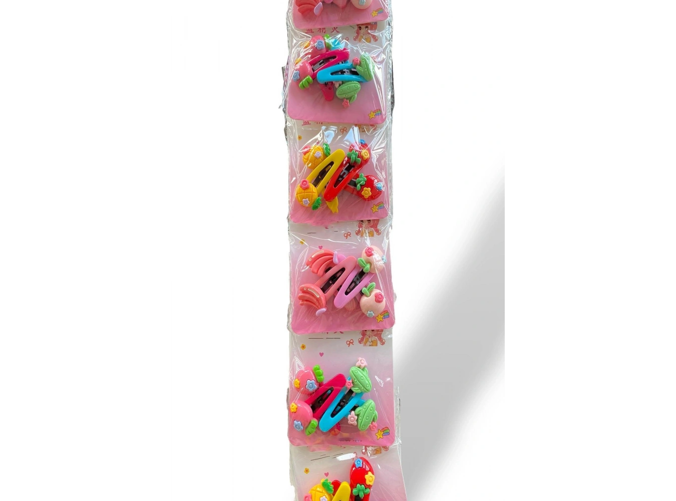 6lı Karışık Renk Karışık Figürlü Yan Toka Set