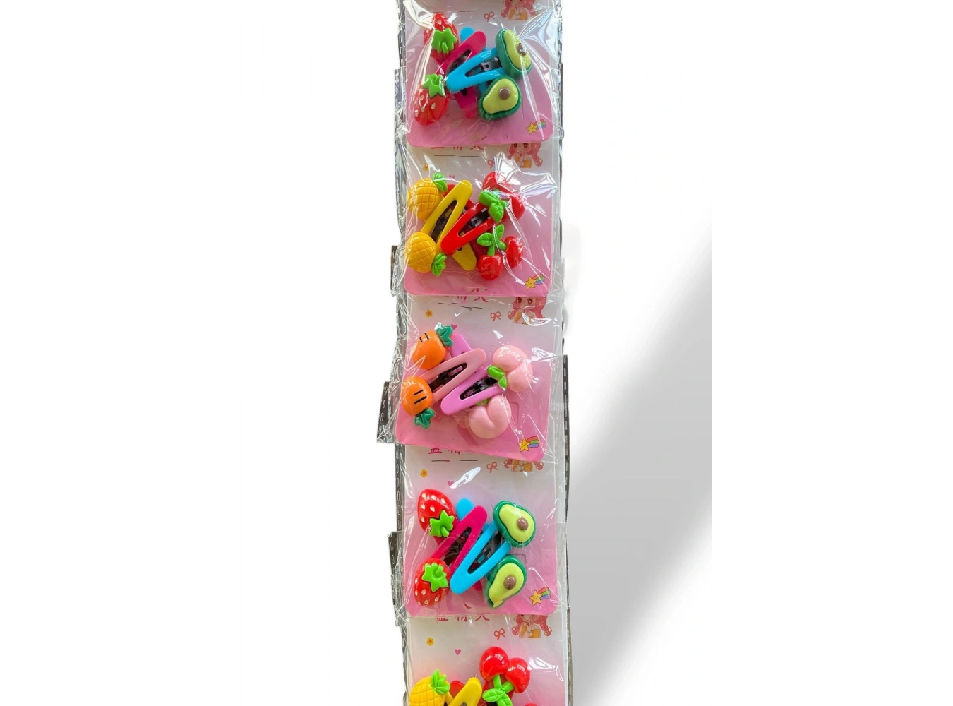 6lı Karışık Renk Karışık Figürlü Yan Toka Set