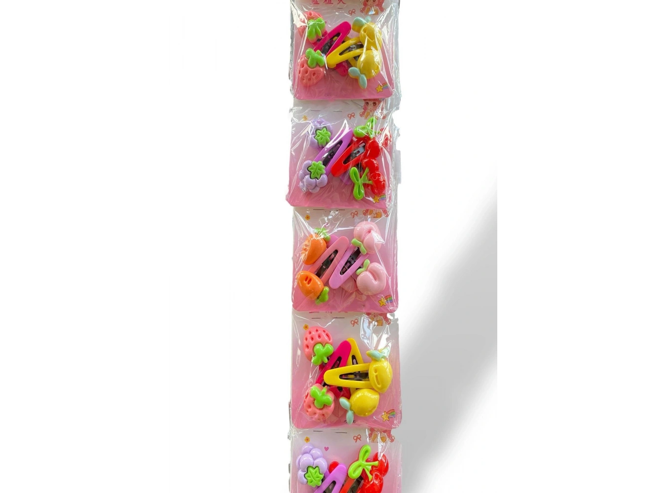 6lı Karışık Renk Karışık Figürlü Yan Toka Set