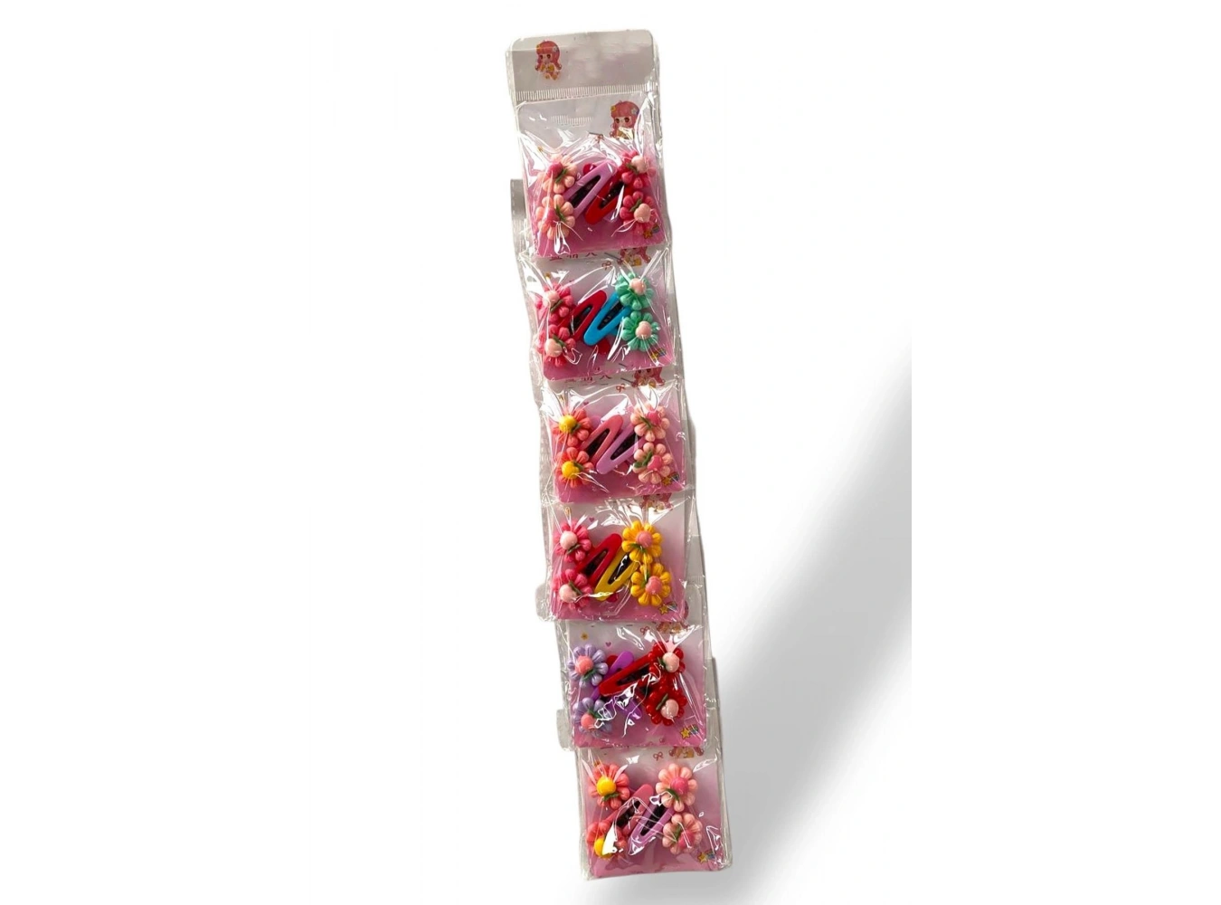 6lı Karışık Renk Karışık Figürlü Yan Toka Set