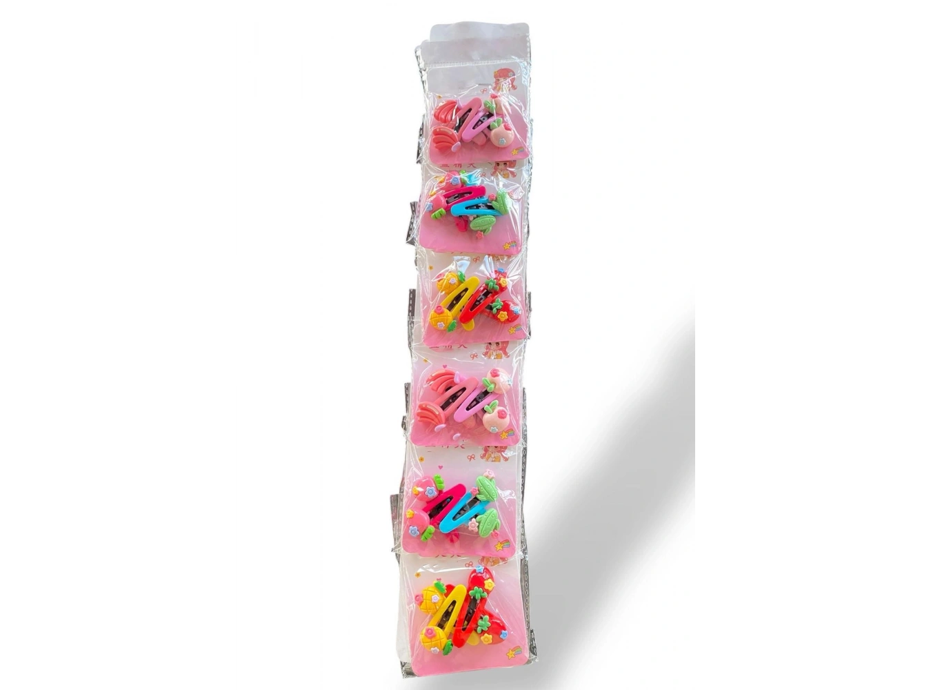 6lı Karışık Renk Karışık Figürlü Yan Toka Set