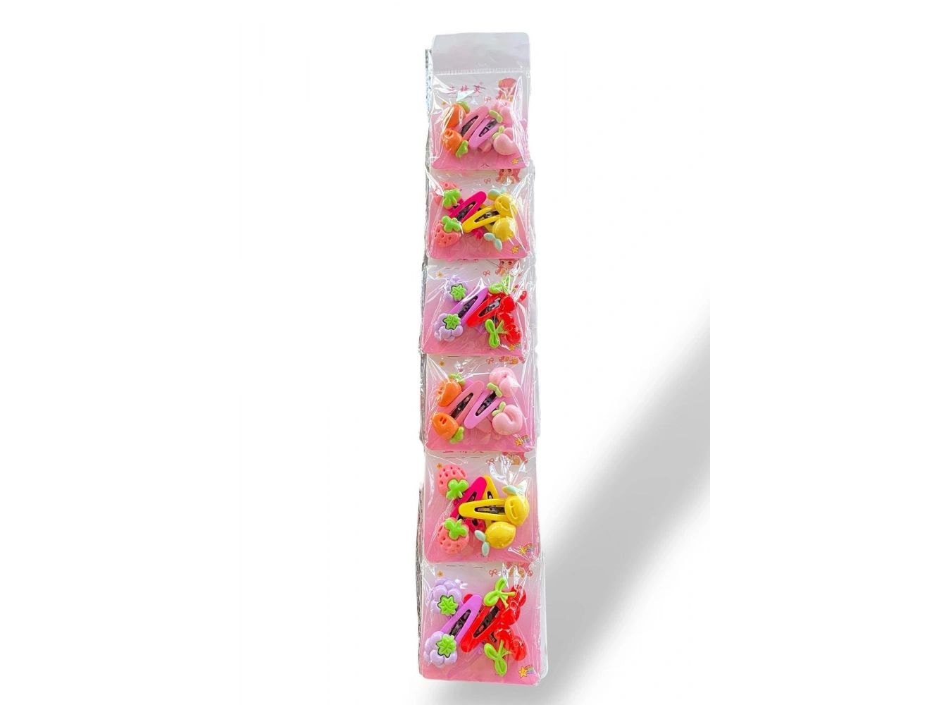 6lı Karışık Renk Karışık Figürlü Yan Toka Set