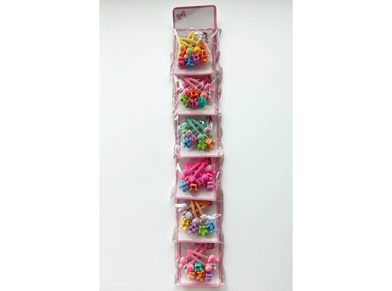 6lı Karışık Renk Karışık Figürlü Yan Toka Ve Mandal Toka Set