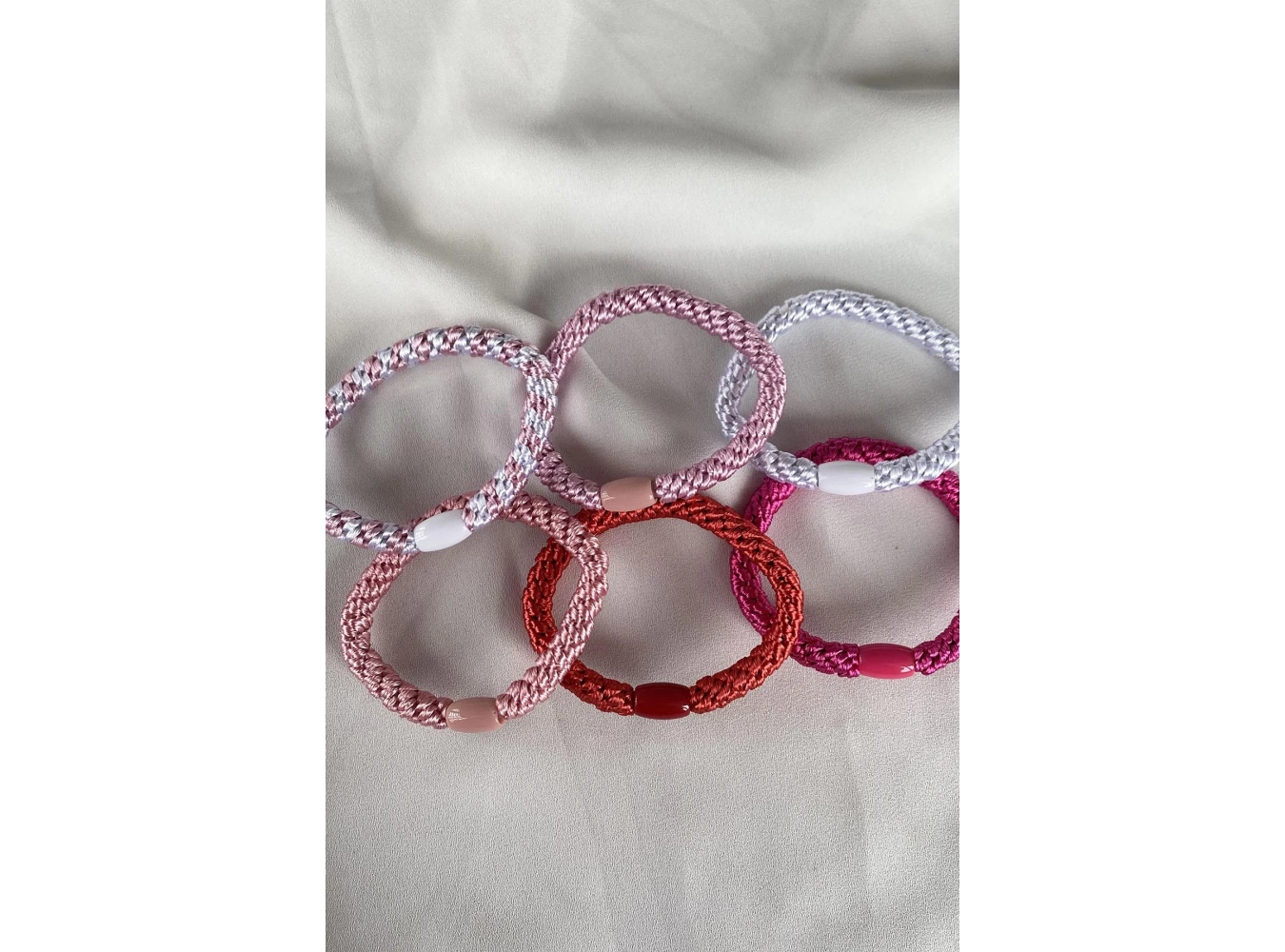 6lı Karışık Renk Lastik Toka Set