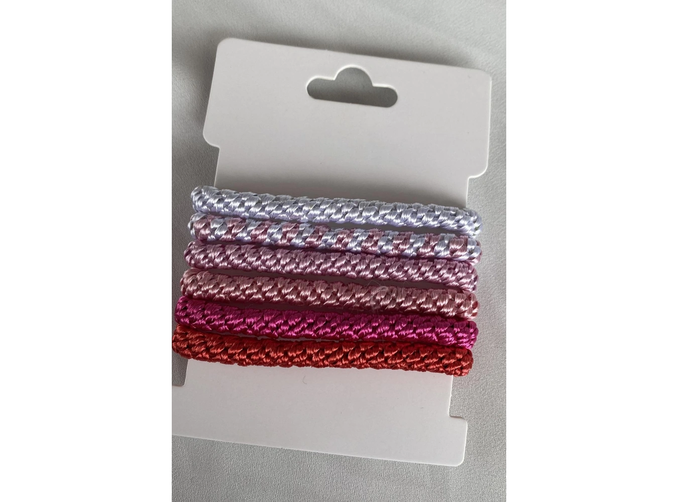 6lı Karışık Renk Lastik Toka Set