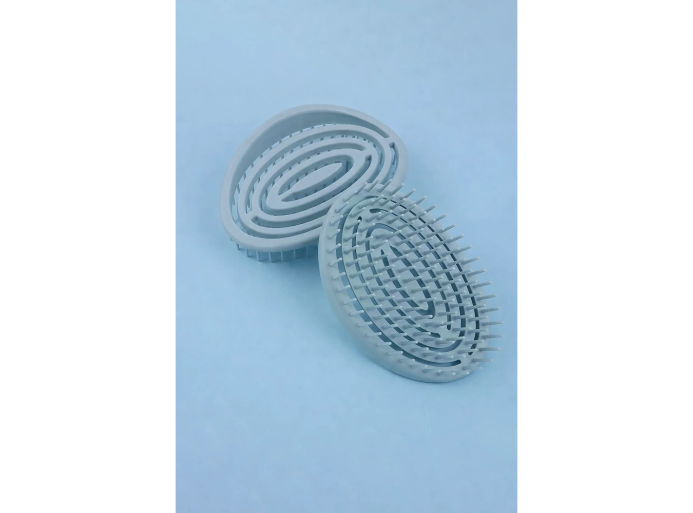 Turkuaz Renk Taşınabilir Saç Tarama Fırçası/ Tarak