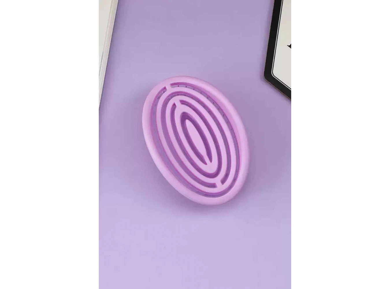 Mor Renk Taşınabilir Saç Tarama Fırçası/ Tarak