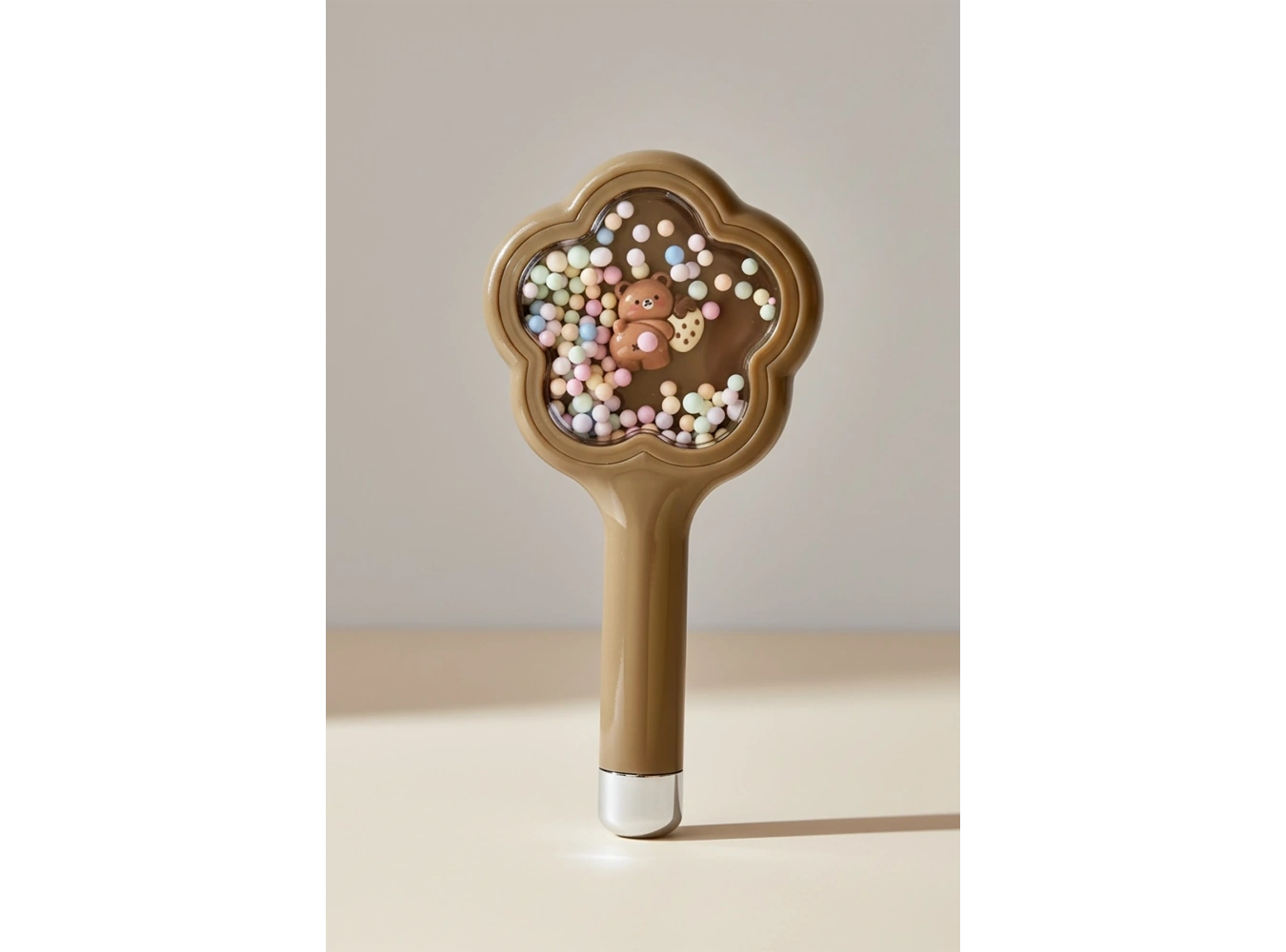 Kahverengi Ayıcık Detaylı Saç Tarama Fırçası/ Tarak