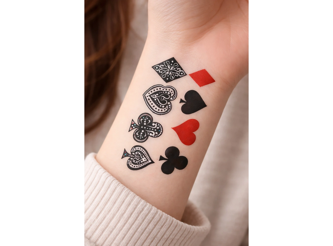 Geçici Kart Mini Dövme Tattoo