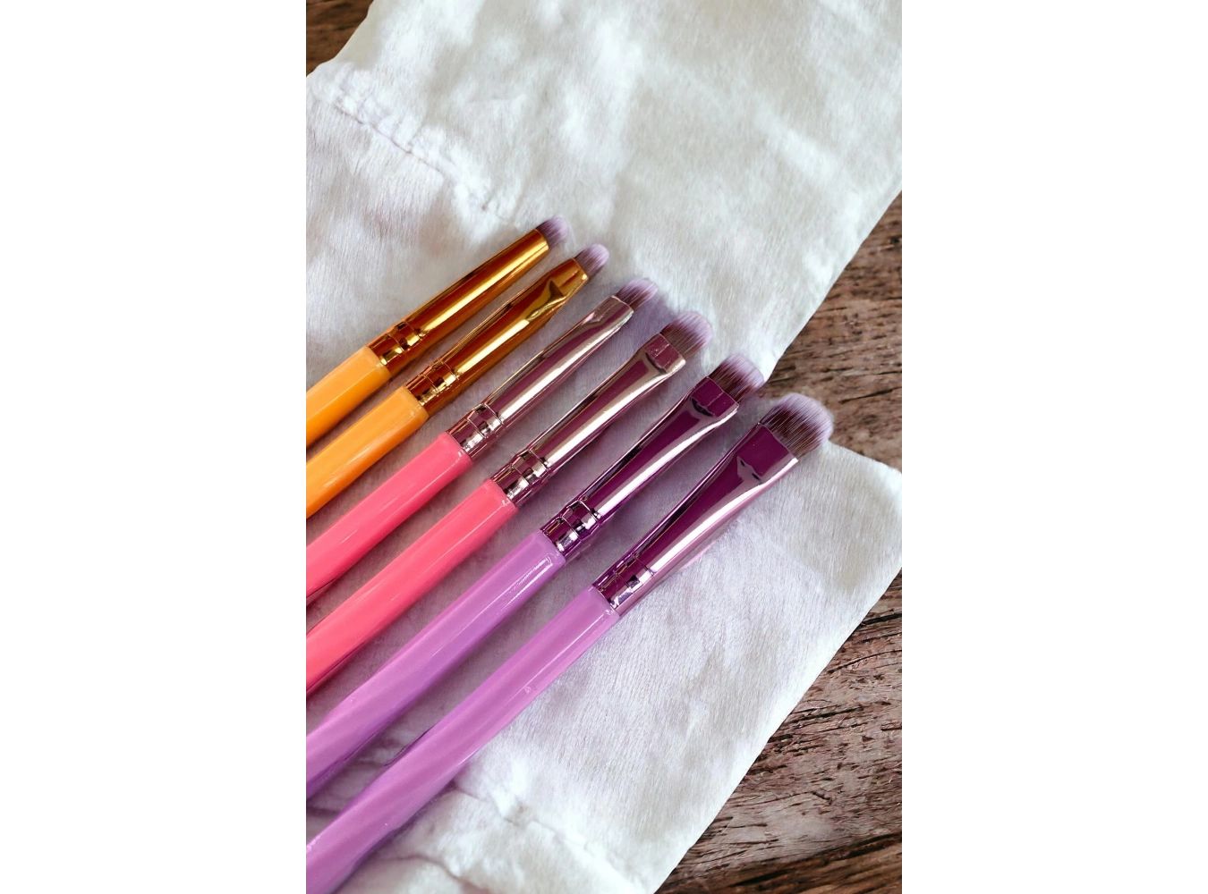 6´lı Karışık Renk Makyaj Fırça Seti