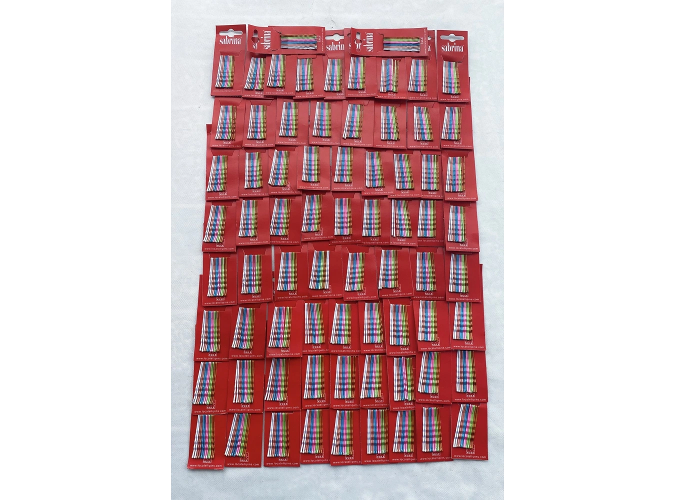 72li Karışık Renk Tel Toka Set