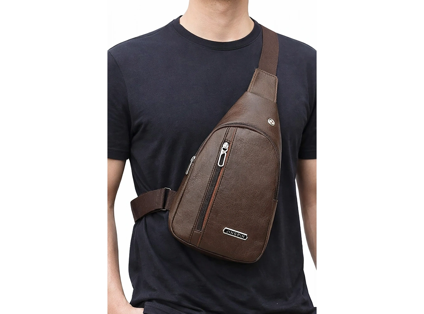 Acı Kahve Renk Erkek Omuz Çantası