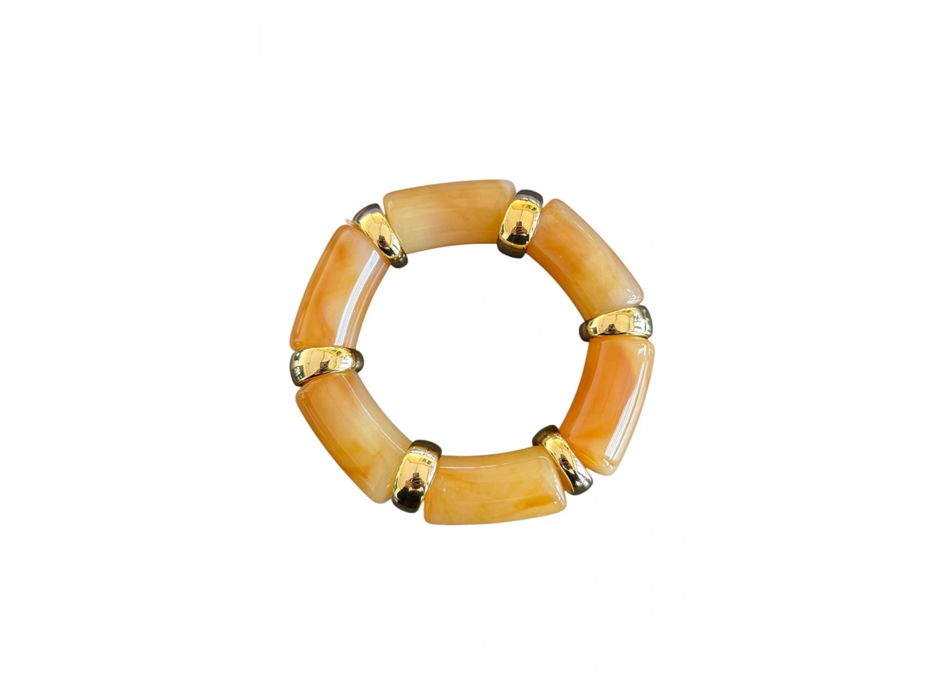 Açık Kahve Renk Boncuklu Bileklik