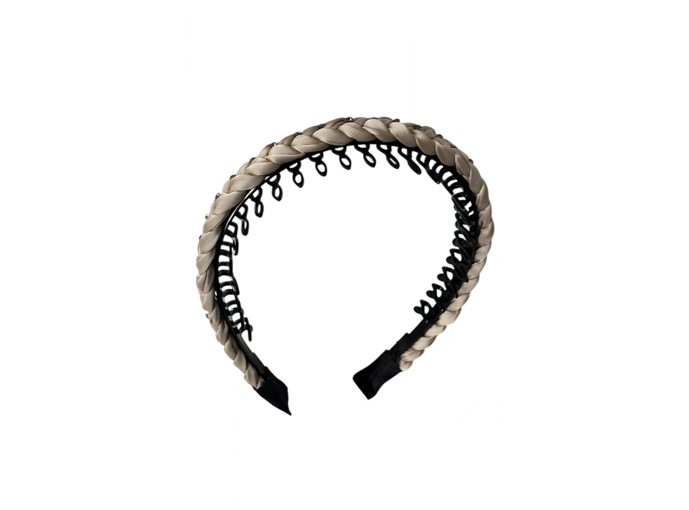 Açık Kahve Renk Taş Detaylı Tarak Taç