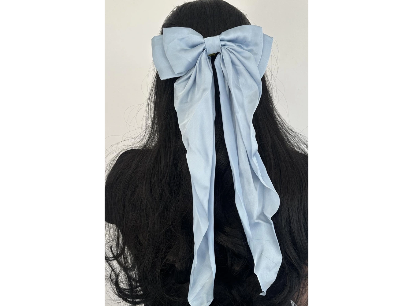 Açık Mavi Renk Kurdele Figürlü Otomat Toka