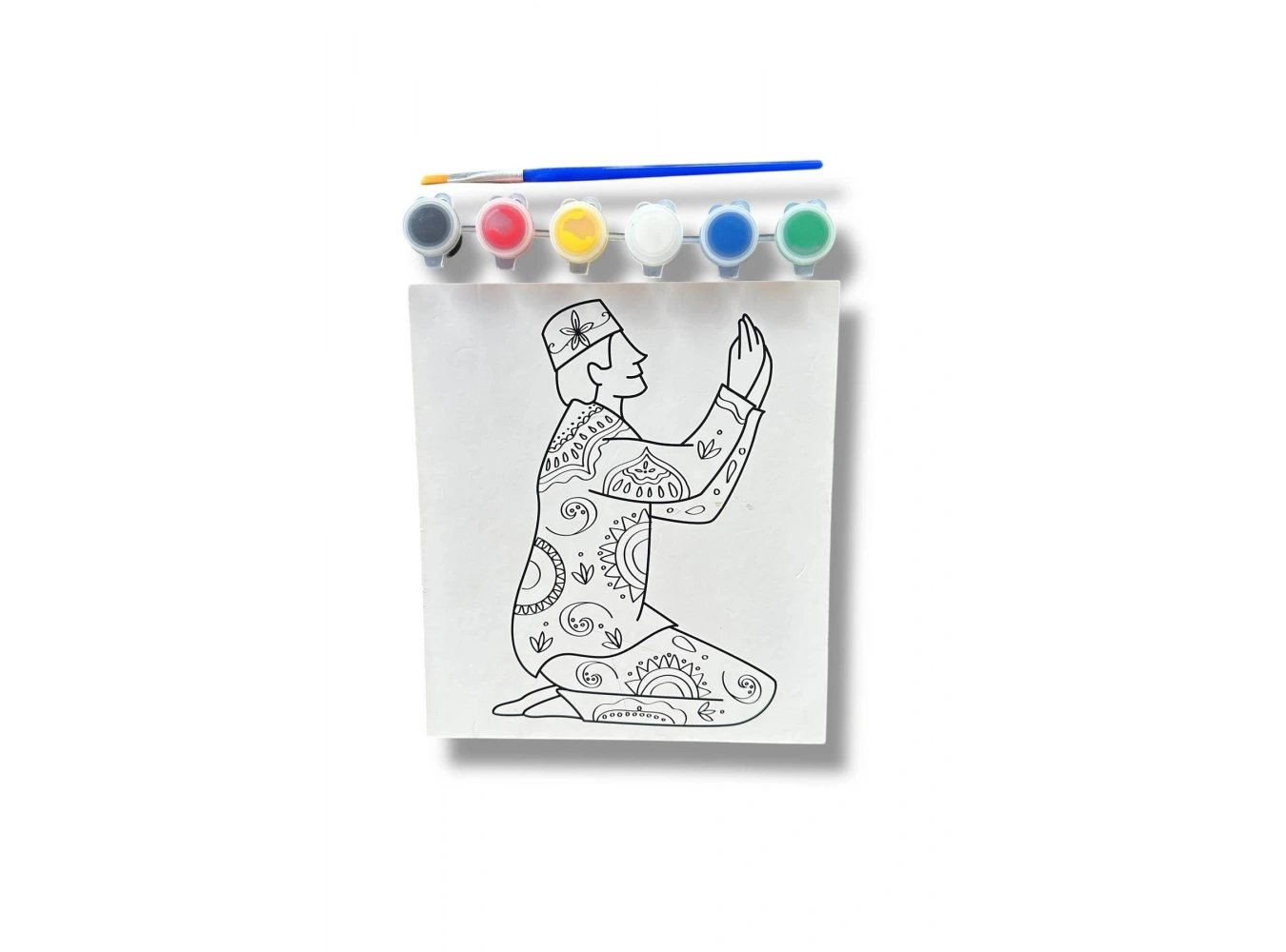 Adam Desenli Boyama Seti