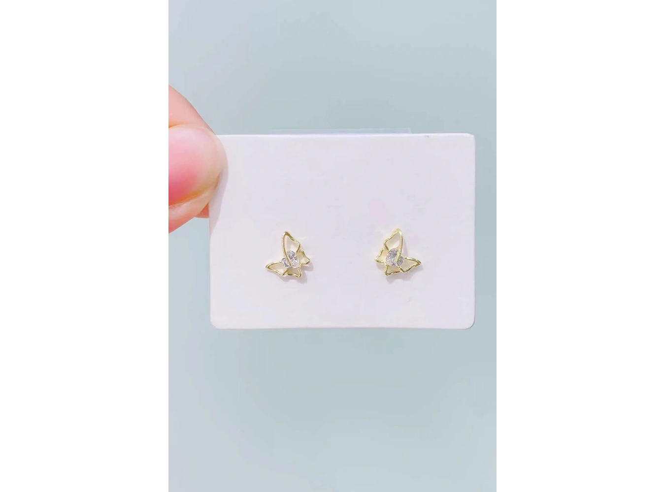 Altın Renk 14K Altın Kaplama Kelebek  Xuping Küpe (Çift)