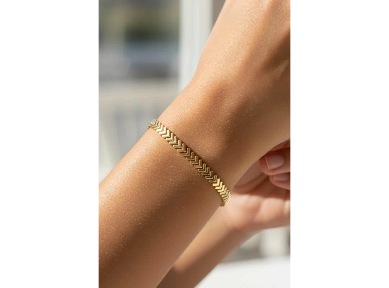 Altın Renk 14K Altın Kaplama VİP Bileklik