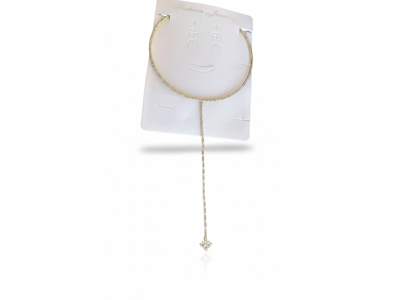 Altın Renk 14K Altın Kaplama Vip Choker Kolye