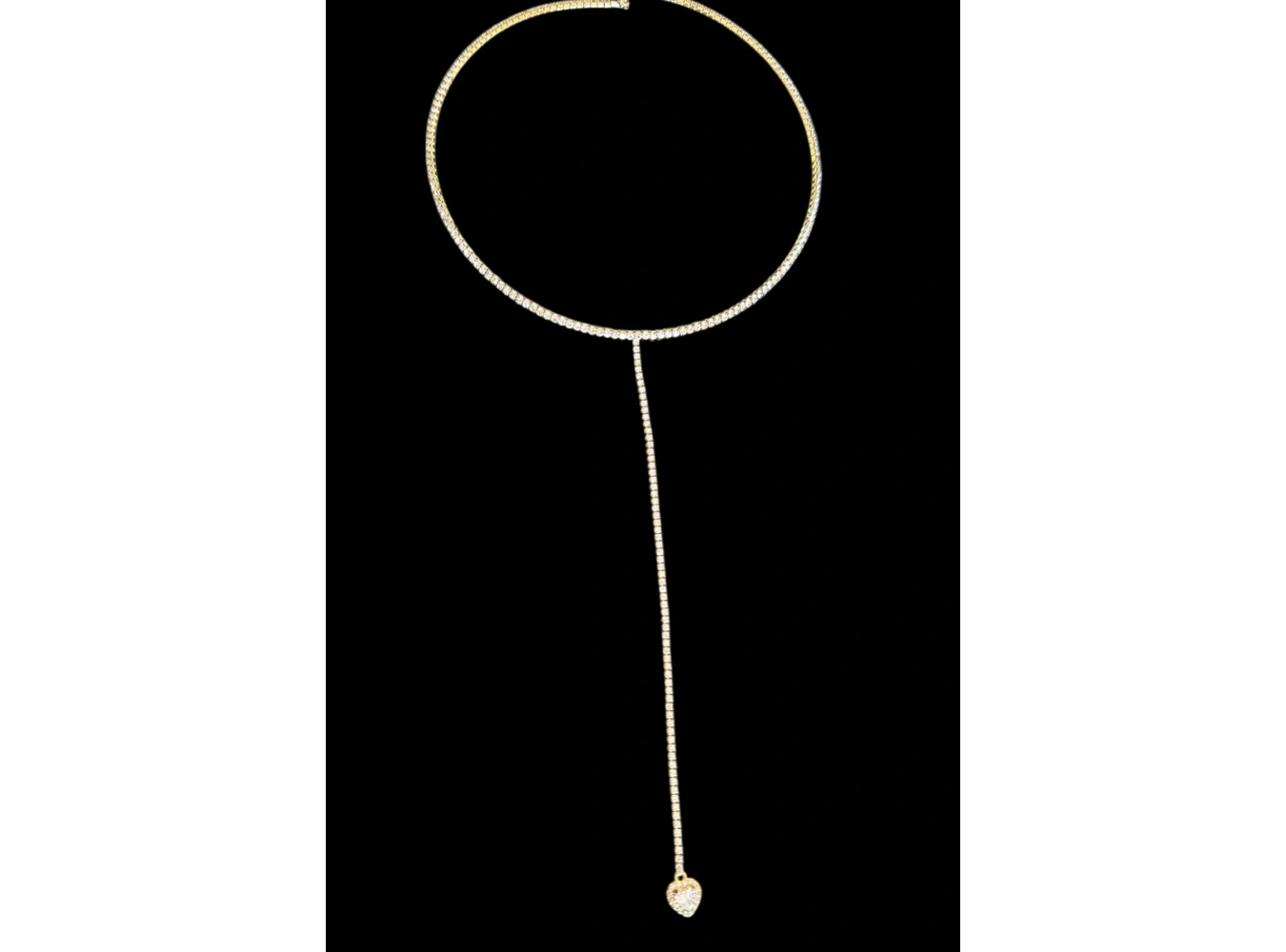 Altın Renk 14K Altın Kaplama Vip Choker Kolye